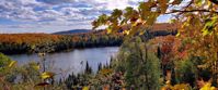Autumn colors on the superior hiking trail