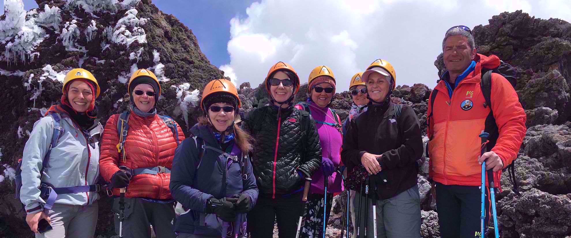 group hiking adventure through southern italy