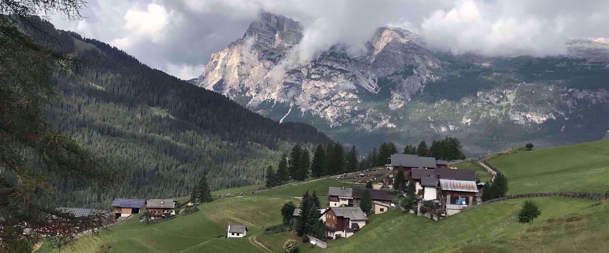 small village in italian alps