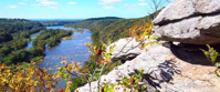 overlooking the river; Appalachian Mountains in Harpers Ferry