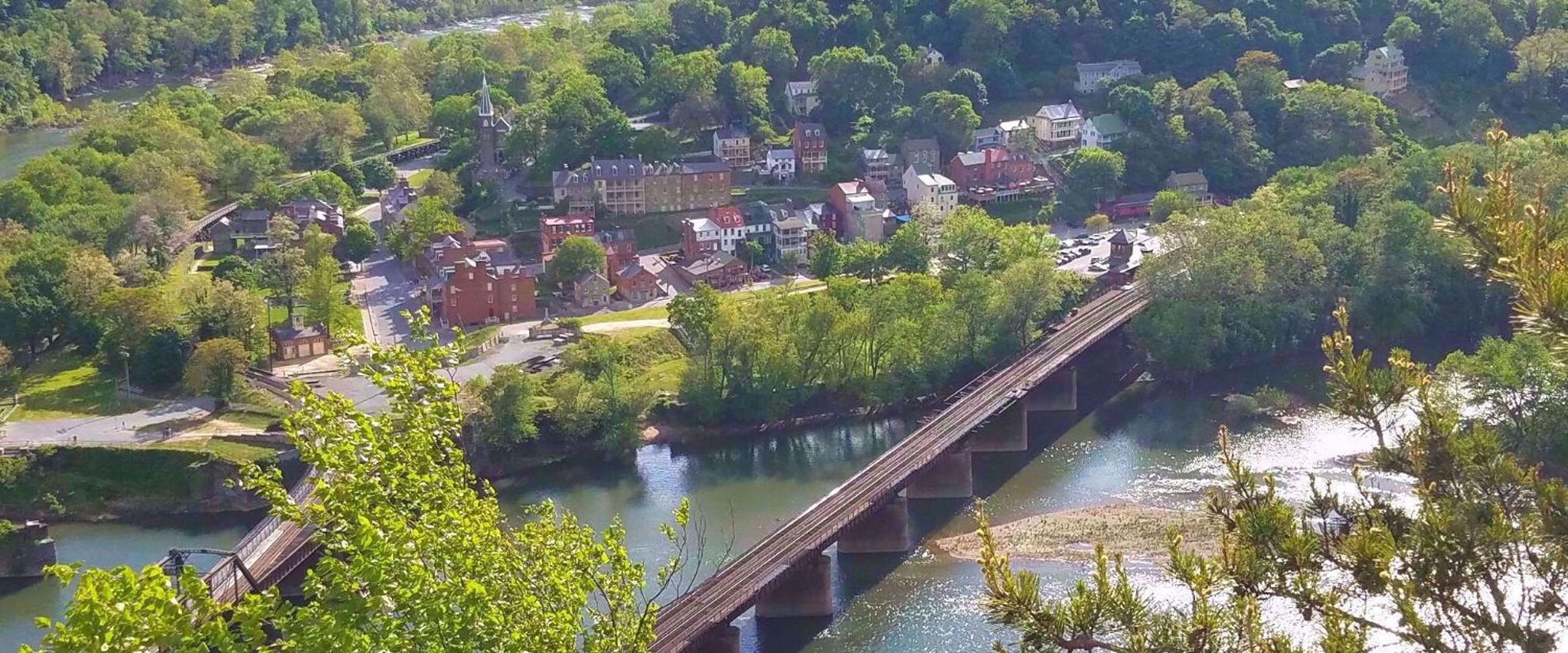 the view of harpers ferry