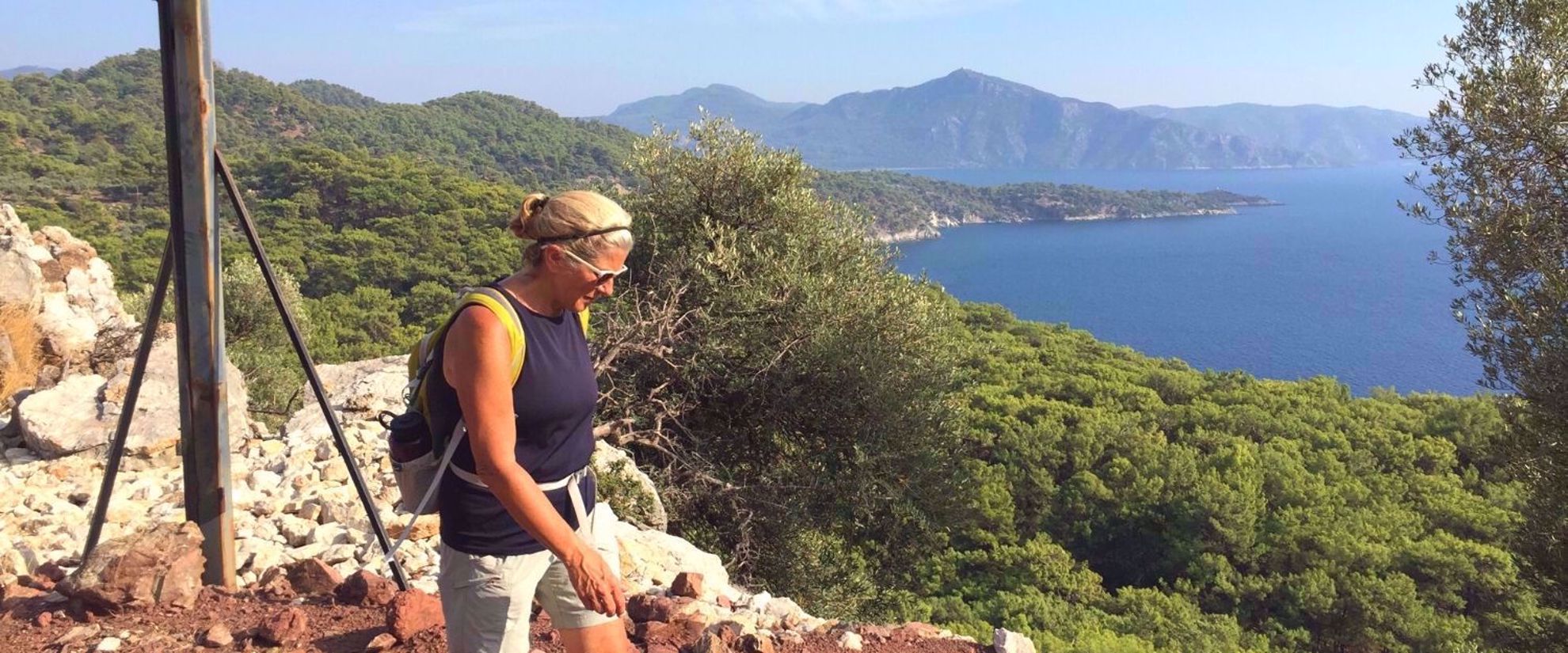 hiking the coast of turkey