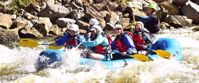 fall rafting adventure on the Pigeon River