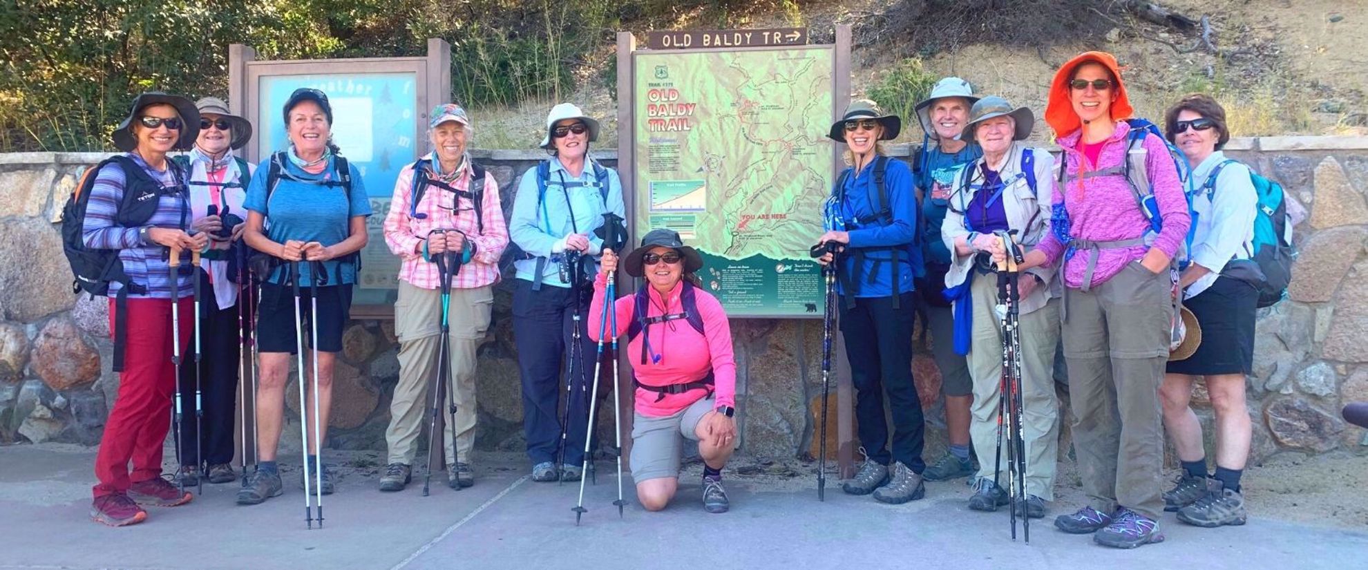 women's hiking travel group