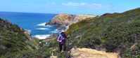 beautiful hiking along the coast of portugal