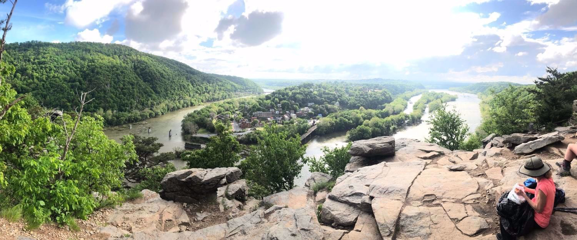 View from the hike above Harpers Ferry