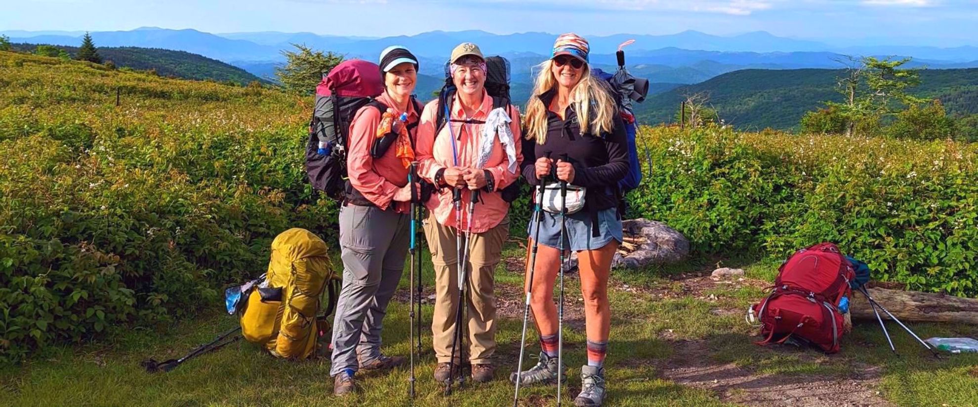 join other women to learn to backpack the AT