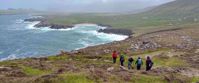 hiking the cliffs of Ireland