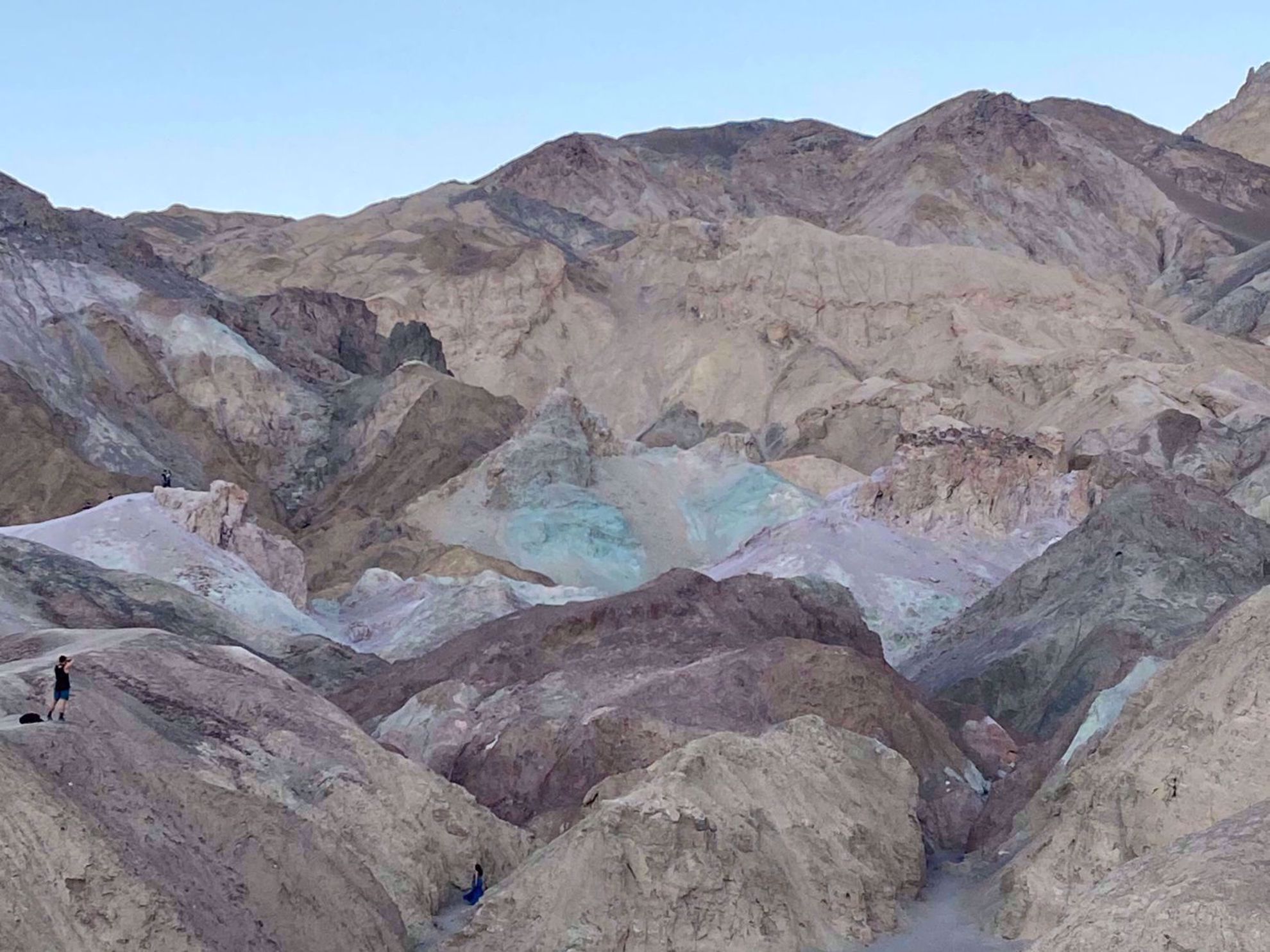 Death Valley National Park Colorful Rock Formation