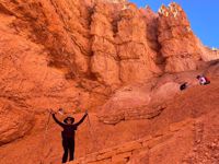 Bryce Canyon National Park Utah Womens Trip Peekaboo Loop Trail Red Rock