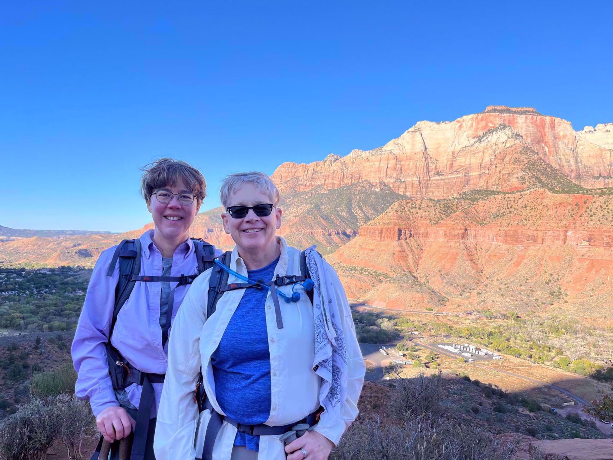 Zion National Park Utah Watchman trail view Women's Travel Group