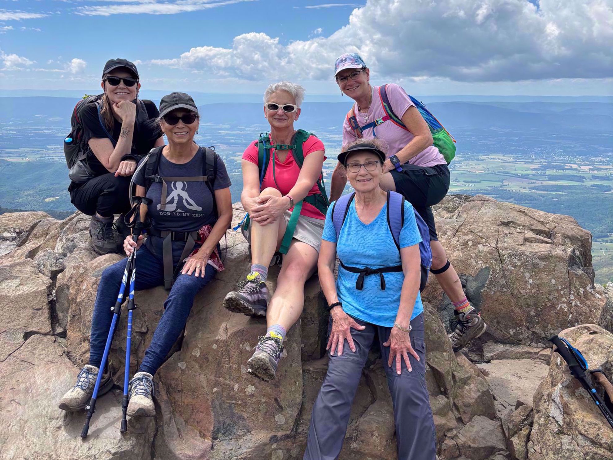 shenandoah national park womens travel group scenic overlook