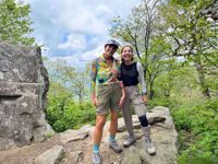 Appalachian Trail Georgia rock overlook hiking group