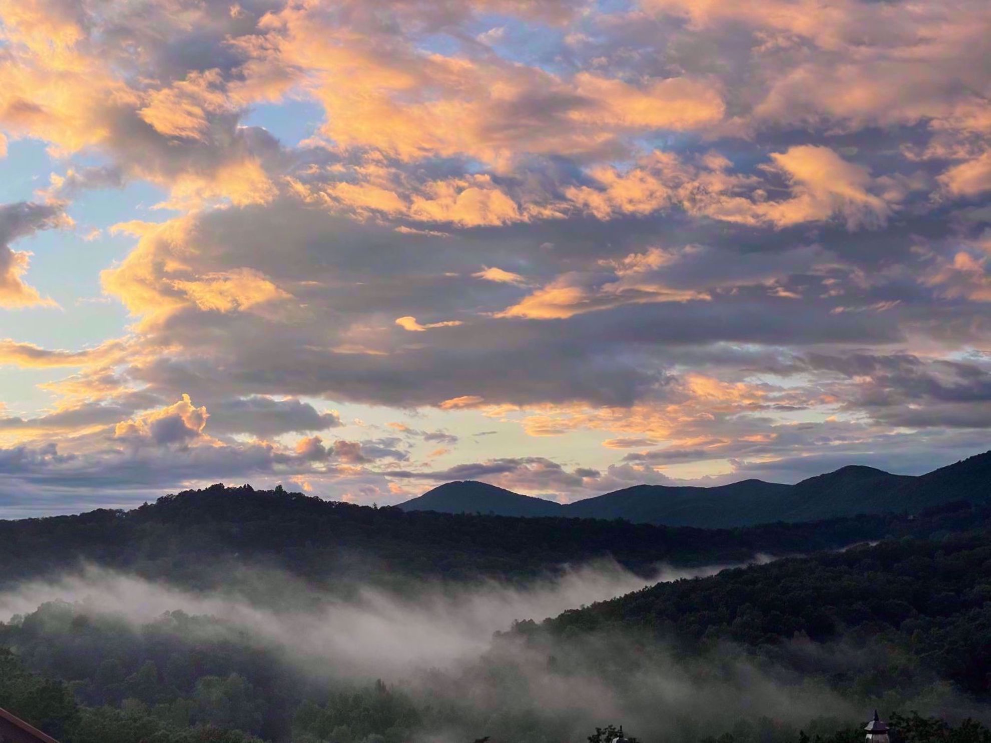 Appalachian Trail Georgia sunset