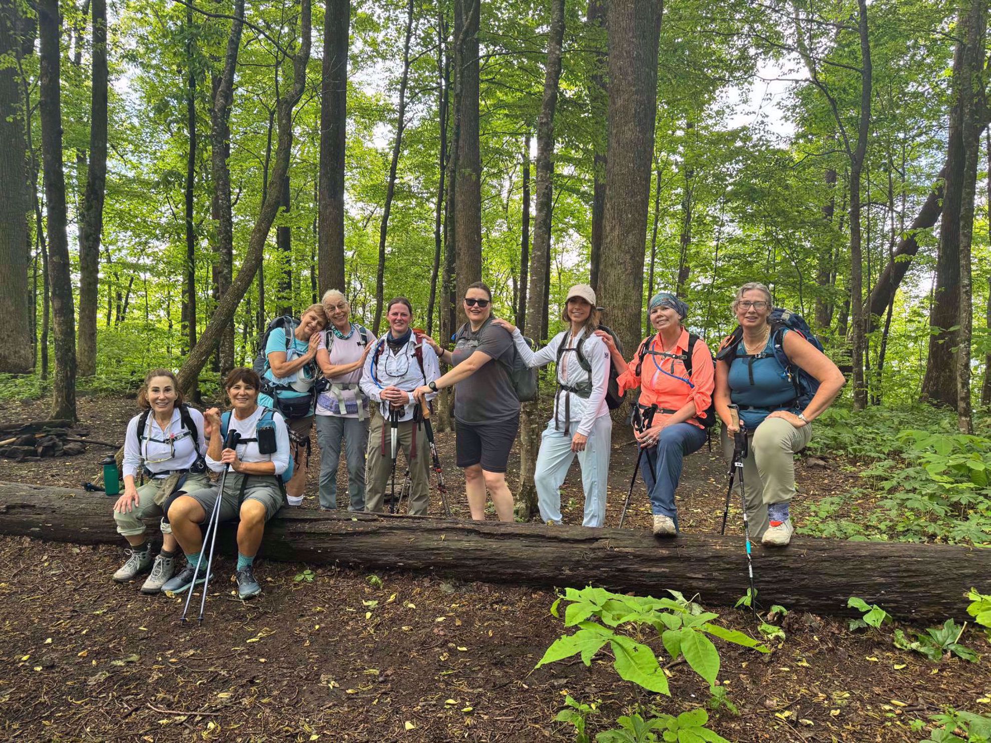 Appalachian Trail Georgia womens hiking group
