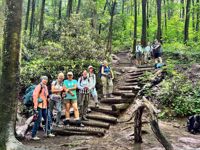 Appalachian Trail Georgia womens hiking lodge to lodge group