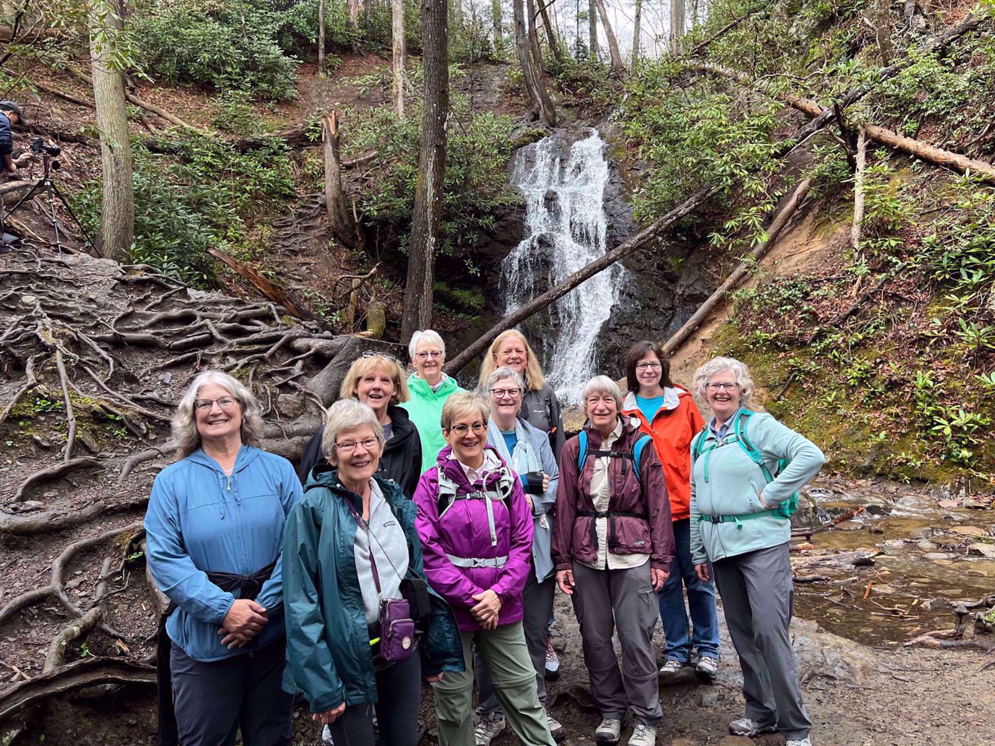 Great Smoky Mountains National Park Waterfall Womens Hiking Group
