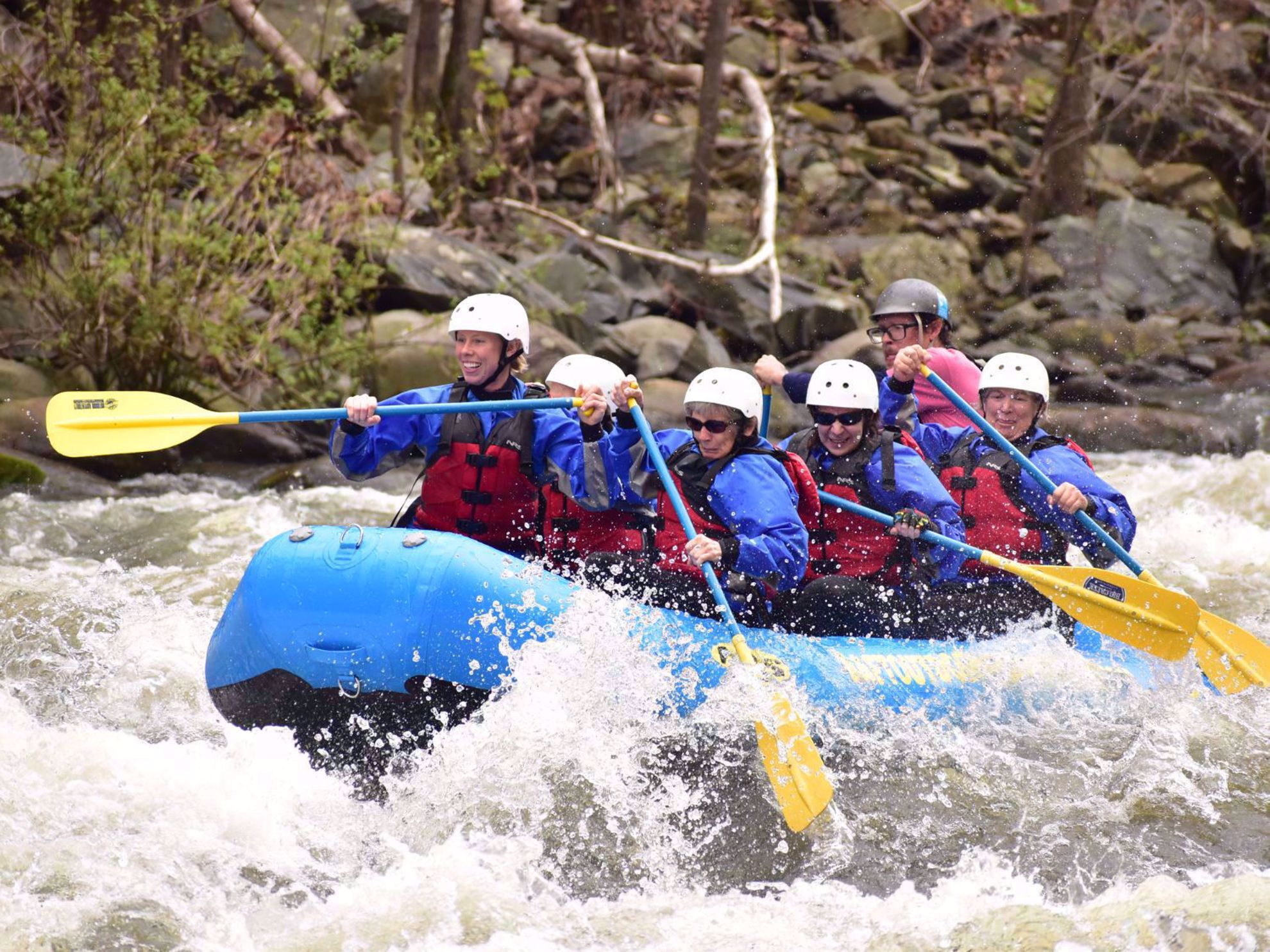 Great Smoky Mountains National Park Womens Group Rafting
