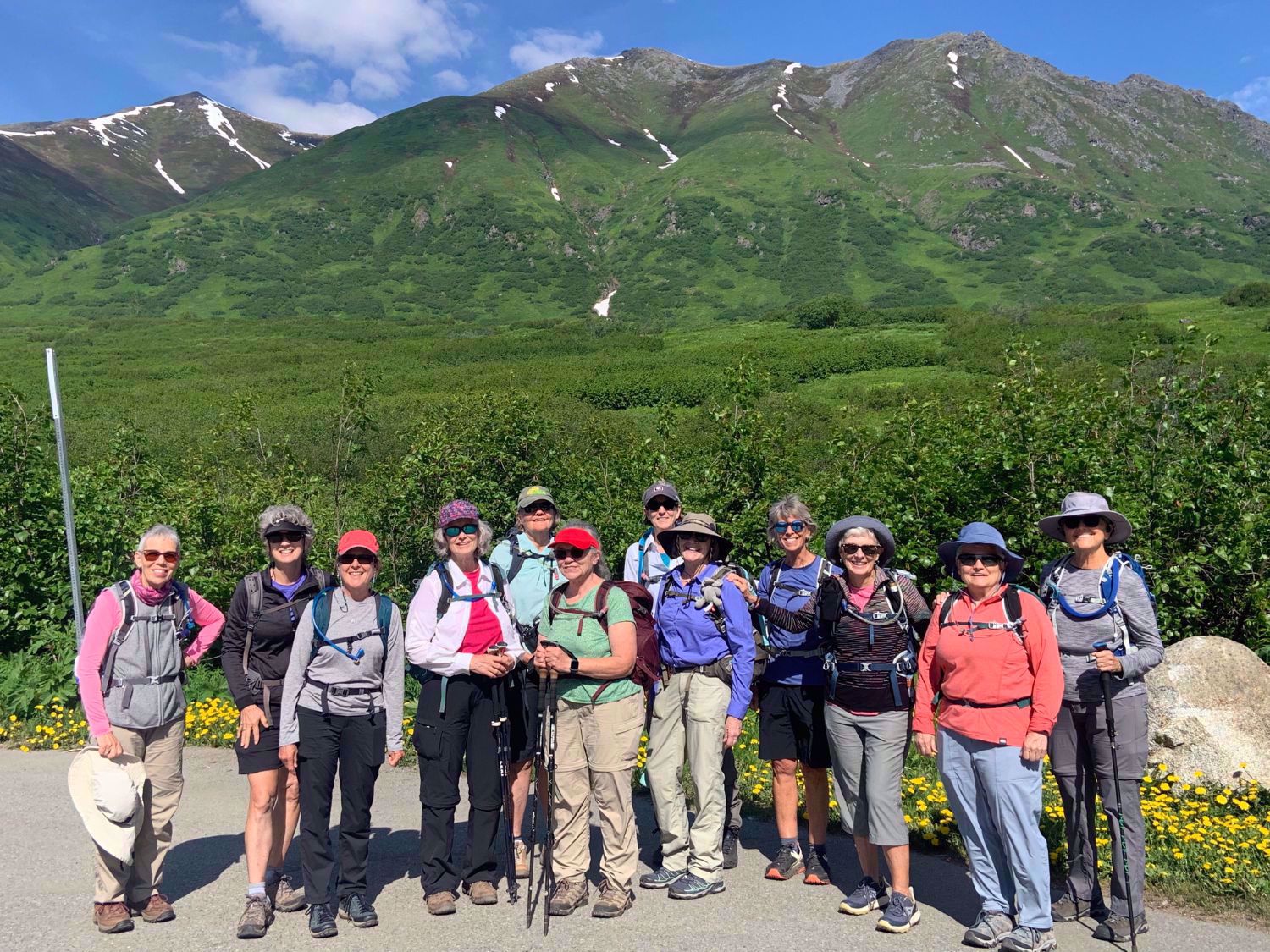 Alaska Anchorage to Fairbanks Womens Hiking Group