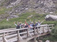 Alaska Womens Hiking Group Bridge