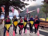 Alaska Kenai Peninsula Kayaking Women Travel Group