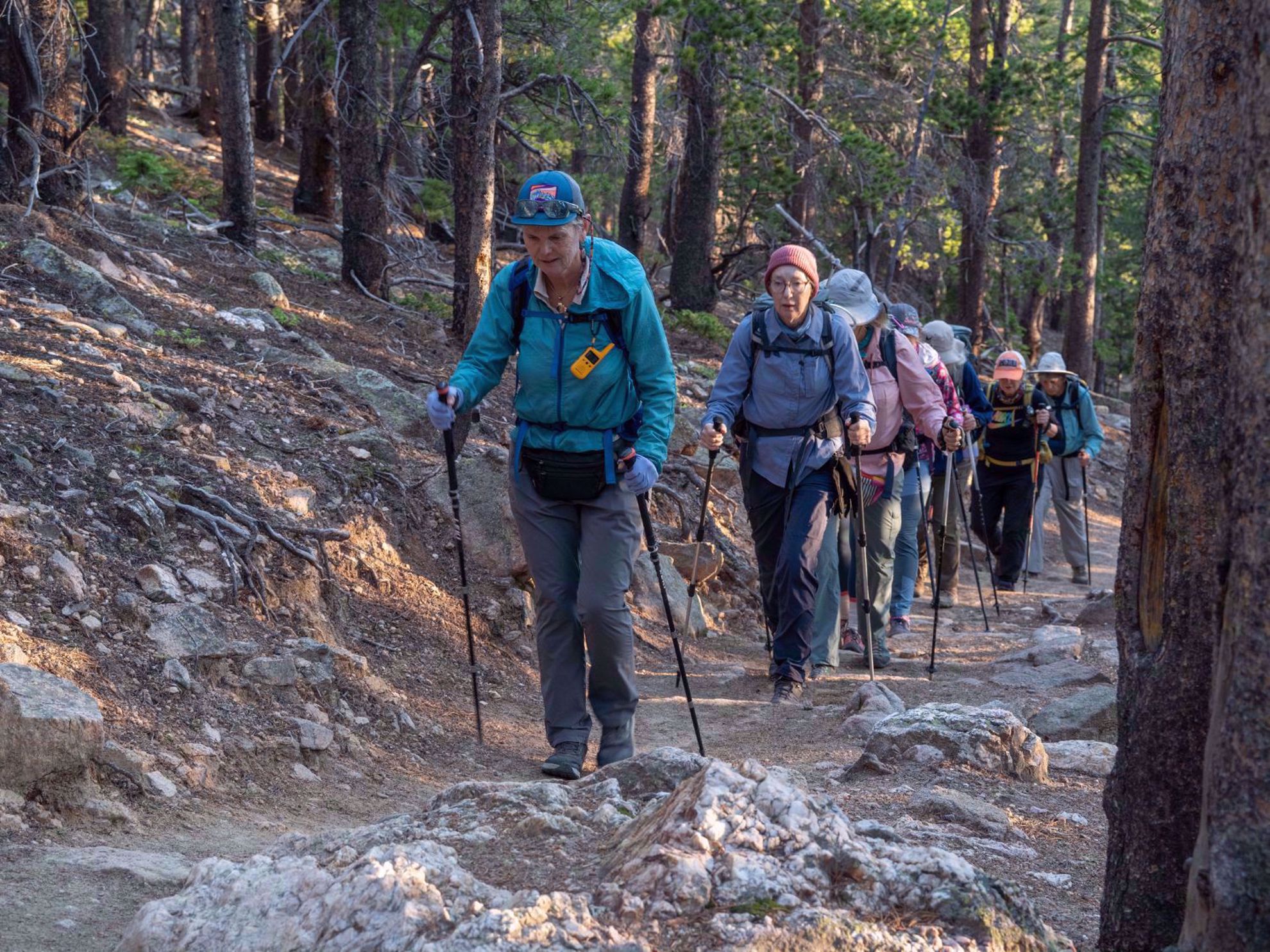 Rocky Mountain National Park Women Hiking