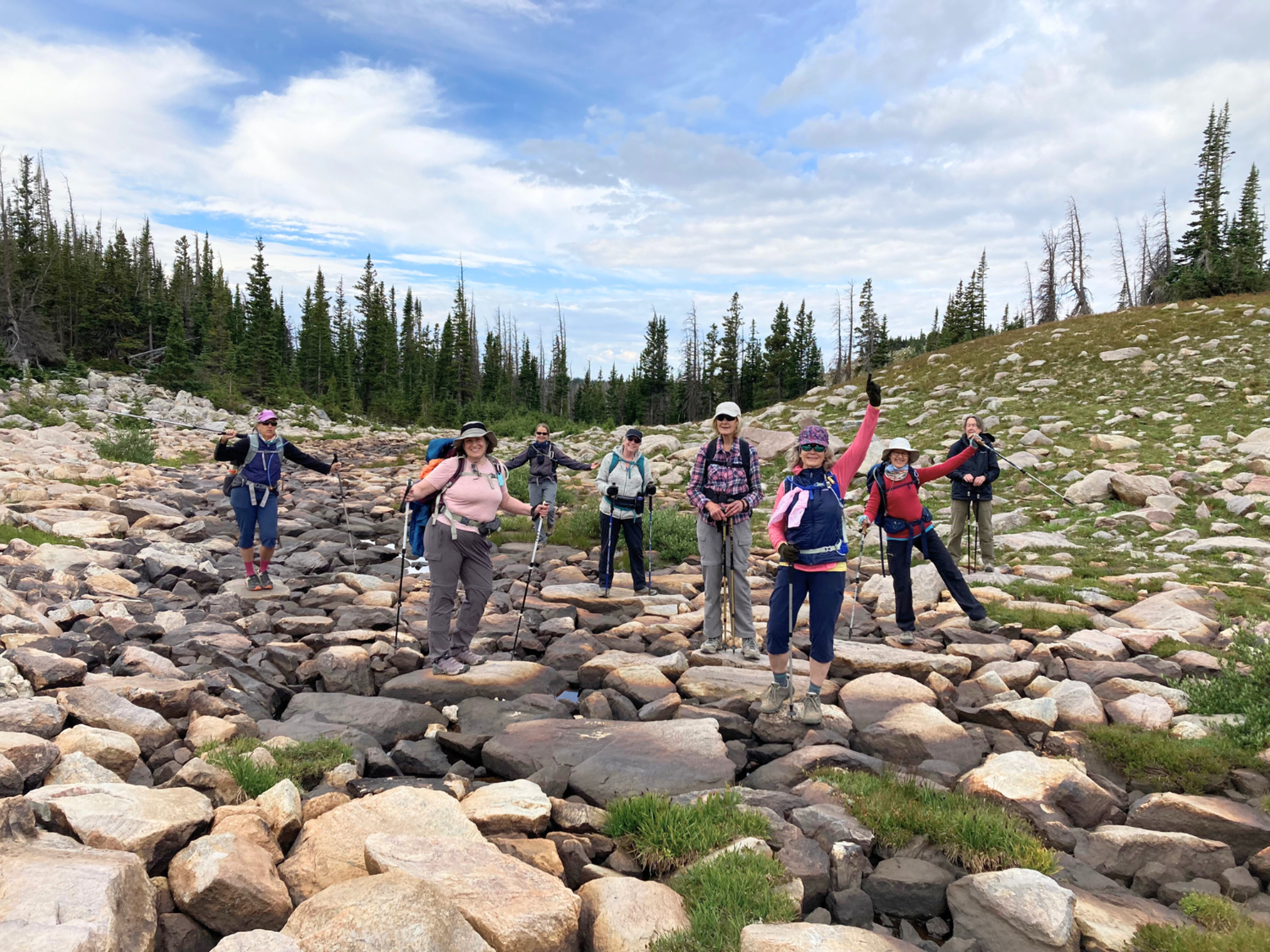 Picture of Art of Mountain Hiking - Snowy Range Picture of Art of Mountain Hiking - Snowy Range