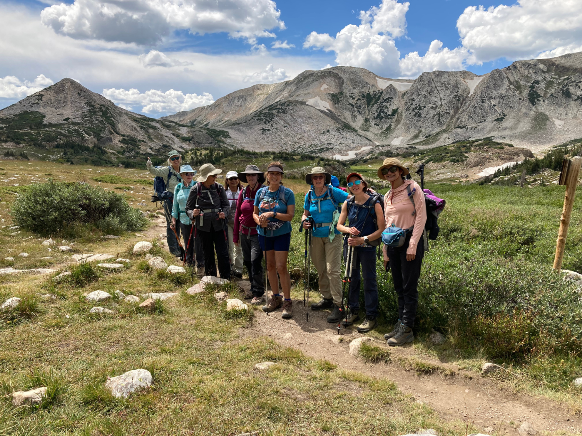 Picture of Art of Mountain Hiking - Snowy Range Picture of Art of Mountain Hiking - Snowy Range